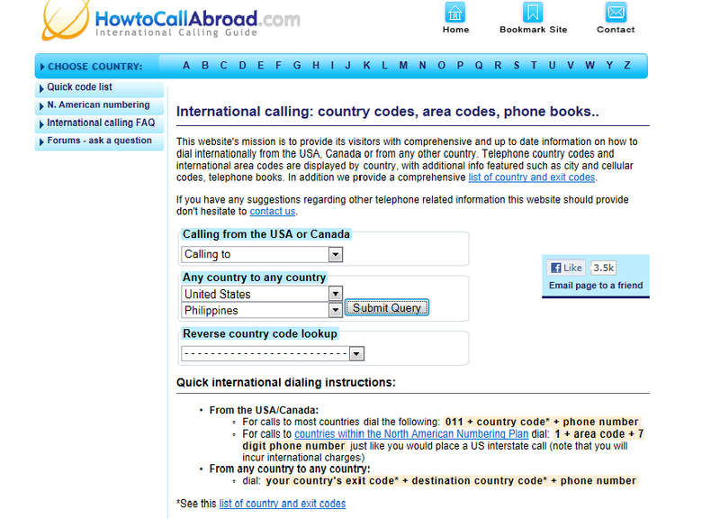 Call-abroad